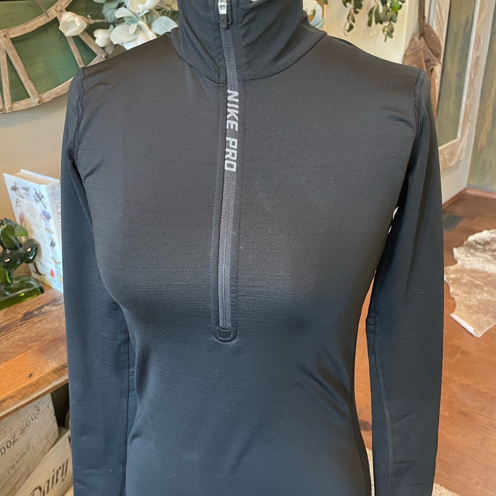 Nike Pro Black Long Sleeve Top
